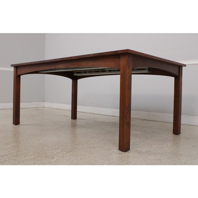 Stickley Harvey Ellis Arts & Crafts Dining Room Table For Sale - Image 10 of 18