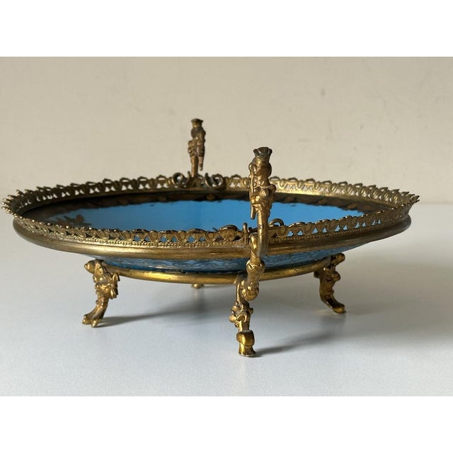 Blue Japanese Art Centerpiece, 19th Century For Sale - Image 8 of 18