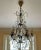 Gold Six-Light Chandelier in Bronze and Cut Crystal For Sale - Image 8 of 9