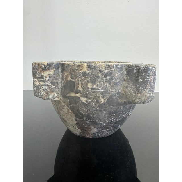 Rustic European 19th Century Spanish Mortar Bowl For Sale - Image 3 of 13