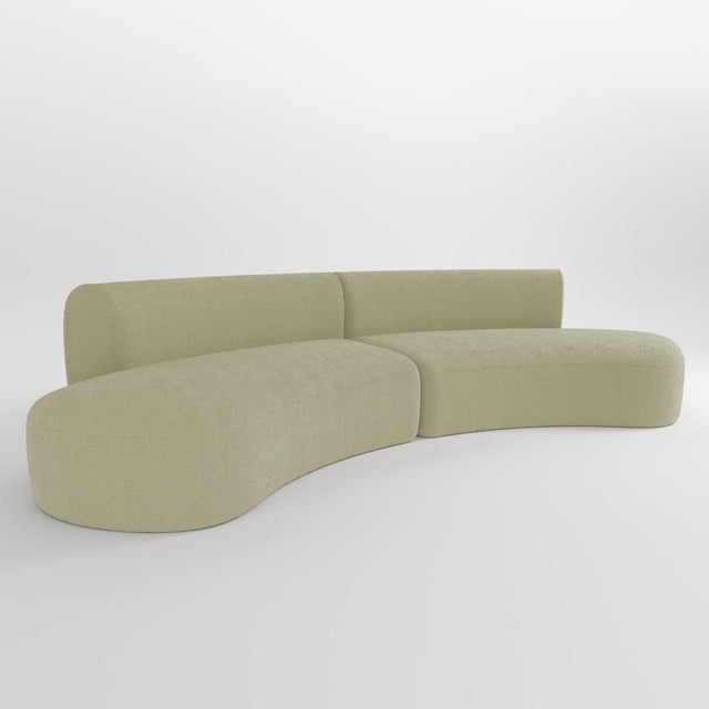 Hug Modular Sofa in Boucle Beige by Ferrianisbolgi, Set of 2 For Sale - Image 6 of 6