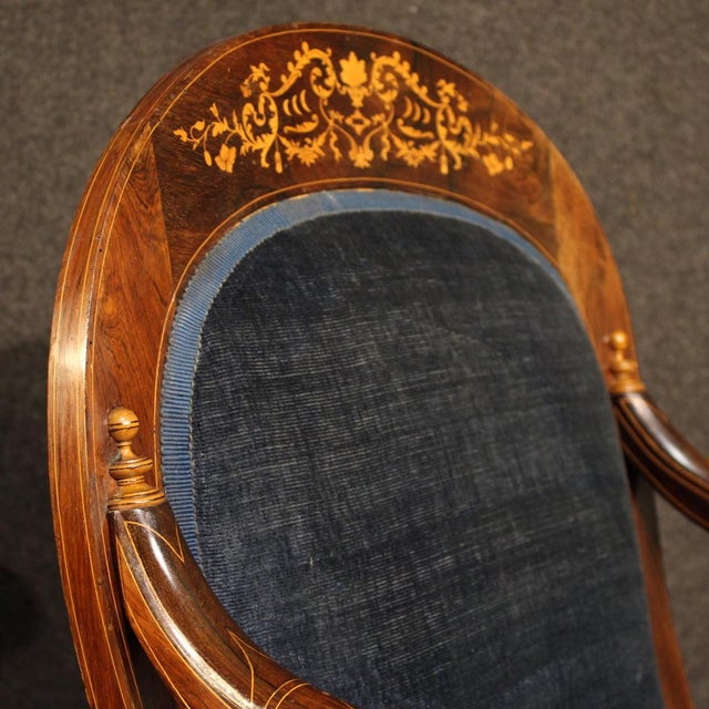 19th Century French Charles X Armchairs, 1830s, Set of 2 For Sale - Image 12 of 15