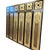 Paint Striking Six-Panel Art Deco Carved Black Lacquer and Gilt Screen For Sale - Image 7 of 16