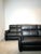 Animal Skin Black Leather 2-Seater and 3-Seater Sofas from Calia Italia, Set of 2 For Sale - Image 7 of 7