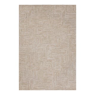 Chris Loves Julia x Loloi Polly Smoke / Sand 5'-0" x 7'-6" Area Rug For Sale