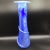 Modern Romanian Blue and White Hand Blown Swirl Vine Vase 16.75" Tall For Sale - Image 3 of 12
