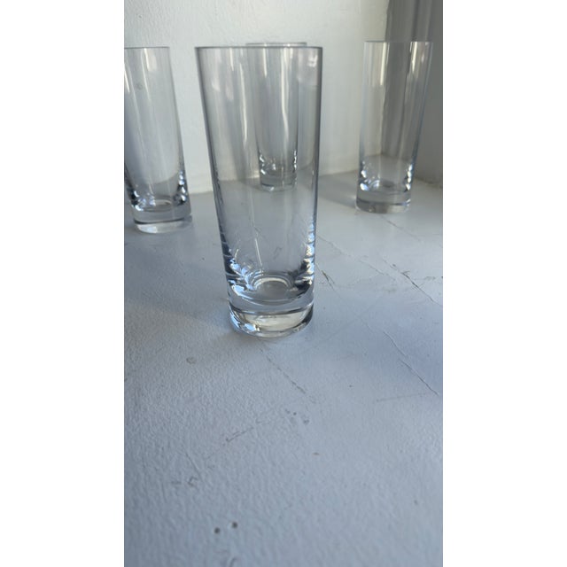 Vintage, 1980s Scandinavian-Style Highball Glasses/Tumblers, Set of 4 For Sale In New York - Image 6 of 8