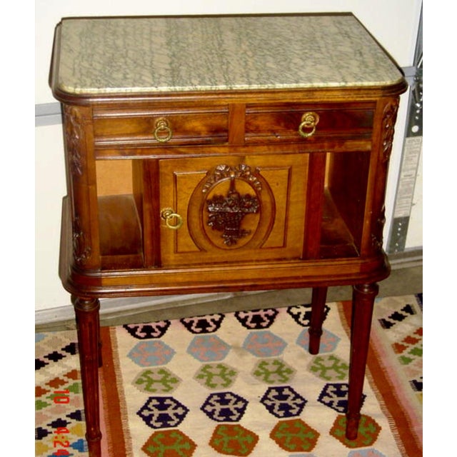 19th Century Louis XVI Bedside Table | Chairish