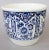 Farmhouse Vintage Dutch Delft Floral Cachepot Planter Jardiniere For Sale - Image 3 of 7