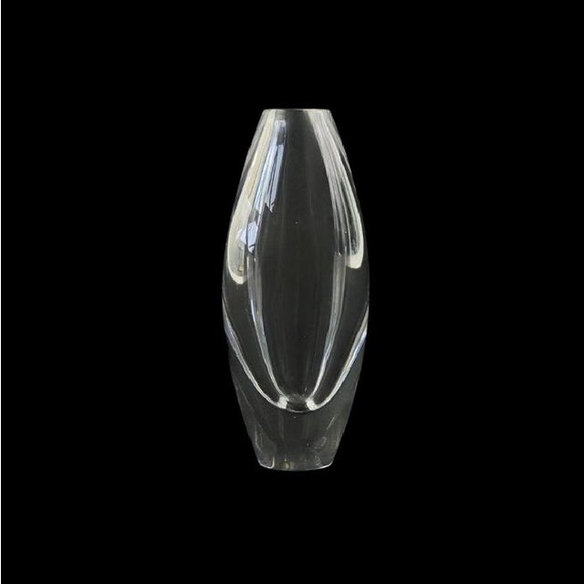 Mid-Century Modern Mid-Century Glass Vase by Mona Morales Schildt for Kosta, Sweden, 1950s For Sale - Image 3 of 8