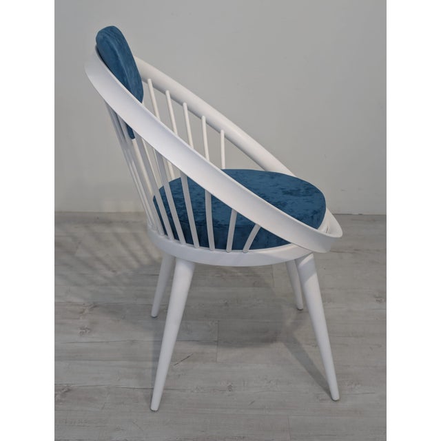 Wood Cirle Armchair Designed by Ynqve Ekstrom, Sweden, 1950s For Sale - Image 7 of 12