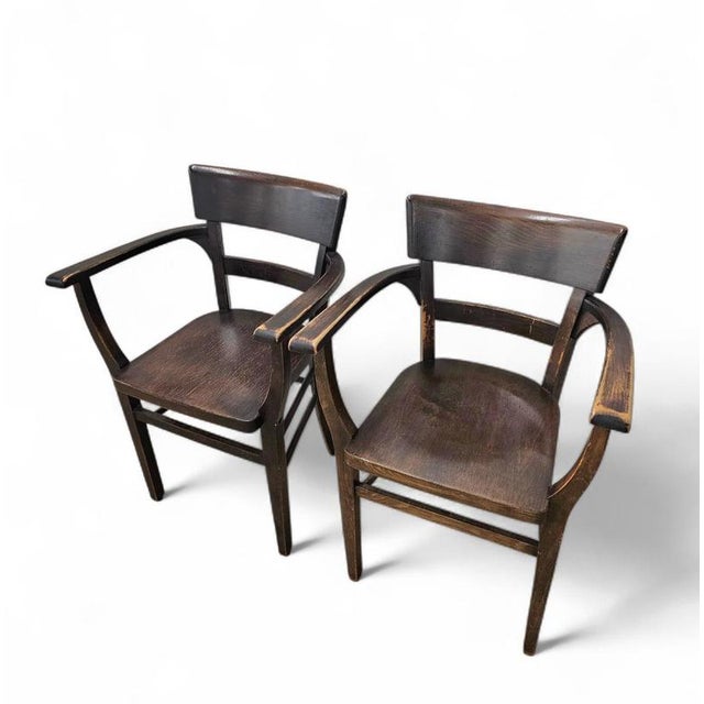 Dining Chairs from Twente, 1930s, Set of 2 For Sale - Image 14 of 17
