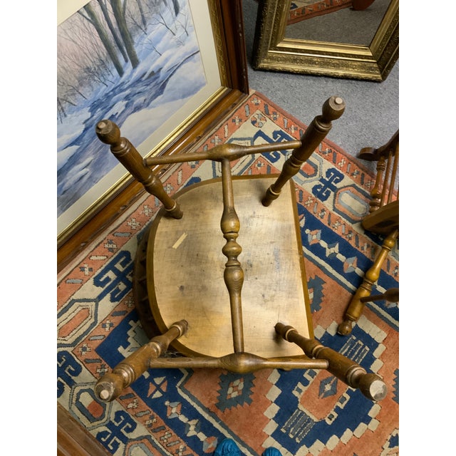 Wood 20th Century Captains Chairs-Pair For Sale - Image 7 of 11