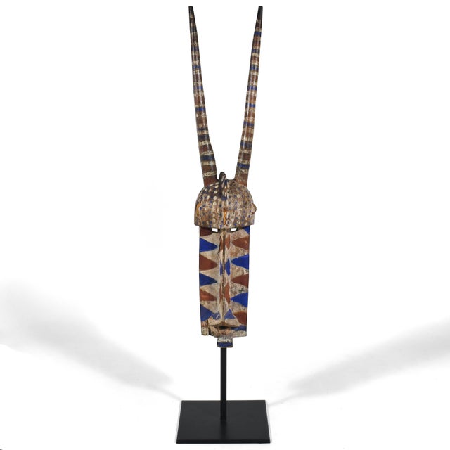 Folk Art Bobo Molo Mask from Burkina Faso For Sale - Image 3 of 11