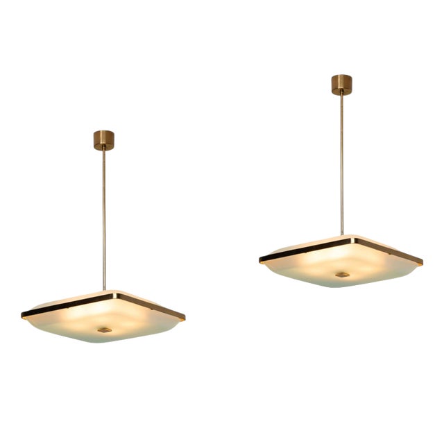 2026 Pendant Light attributed to Max Ingrand for Fontana Arte, Italy, 1960 For Sale