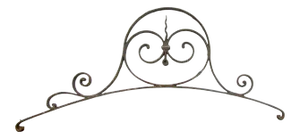 French Iron Architectural Element