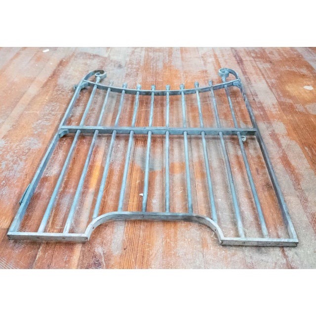 20th Century Verdigris Bronze Bank Postal Teller Gate by Syracuse Wireworks For Sale - Image 10 of 18