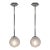 A Pair of Muller Freres French 1930s Art Deco Pendant Lights - 4 Pairs Available For Sale