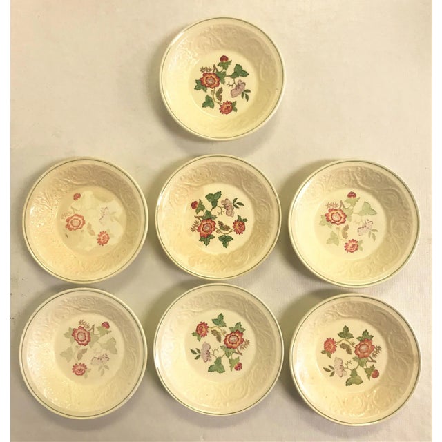 Ceramic Vintage Wedgwood Patrician Tapestry Collection Small Bowls - Set of 7 For Sale - Image 7 of 7