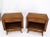 Wood Pair Walnut One Drawer Mid-Century Modern End Tables Night Stands For Sale - Image 7 of 13