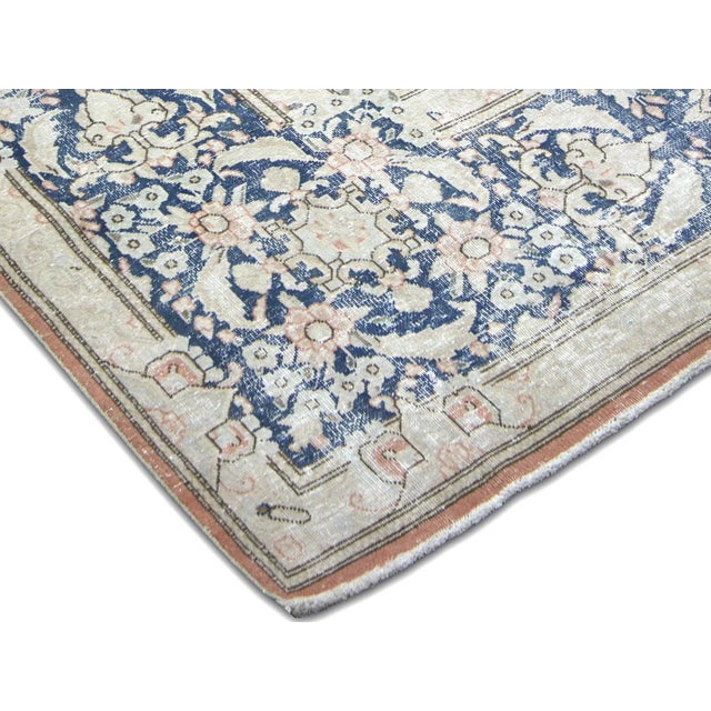 Transitional 1950s Persian Kerman Rug For Sale - Image 3 of 7