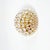 Crystal & Gilt Brass Flush Mount from Palwa, Germany, 1970s For Sale - Image 4 of 13