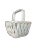 Bordallo Pinheiro Vintage White Italian Ceramic Open Weave Basket With Handle – Made in Italy For Sale - Image 4 of 7