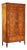 Umbertino Wardrobe in Walnut and Walnut Burl For Sale