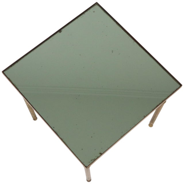 Metal Brass Side Table from Maison Jansen, France, 1960s For Sale - Image 7 of 18