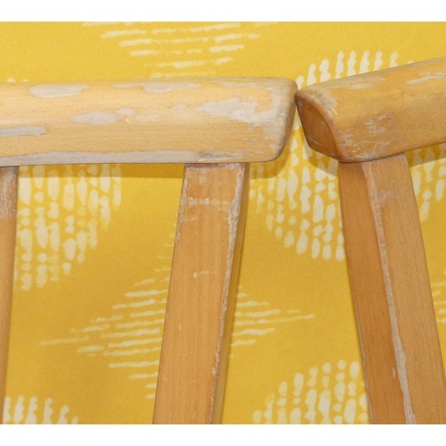 Kitchen Chairs in Red, Set of 6 For Sale - Image 13 of 15