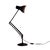 1990s British Anglepoise Black Desk Lamp, 1990s For Sale - Image 5 of 13