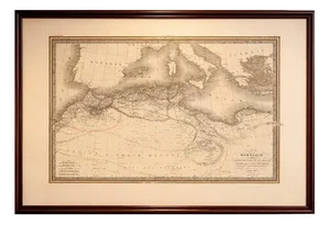 North Africa Map by Lapie, 1837