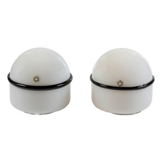 Murano Glass Table Lamps by Renato Toso and Noti Massari for Leucos, 1960s, Set of 2 For Sale