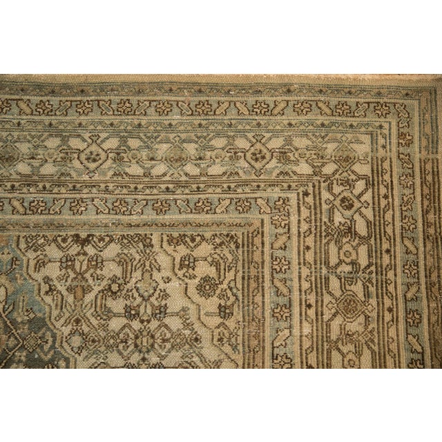 Vintage Distressed Bibikabad Carpet - 10'7" x 18'4" For Sale In New York - Image 6 of 12