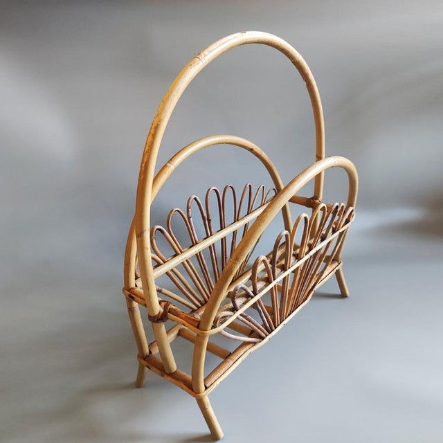 Mid-Century Modern Italian Magazine Rack by Franco Albini, 1960s For Sale - Image 3 of 9