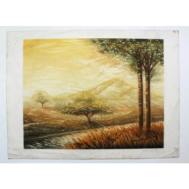 Suzanne Pirotte, The Field Murmurs. L`après Summer Afternoon. 1980, in Flawless conditions. This piece has an attribution...