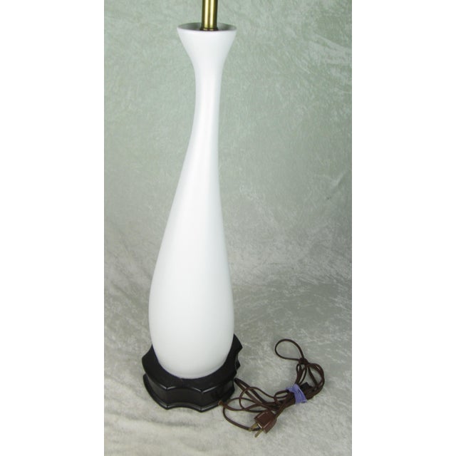 Mid 20th Century Antonia Campi Pottery Lamp s.c.i. Laveno Italy Portalampada Mid Century Modern For Sale - Image 12 of 15