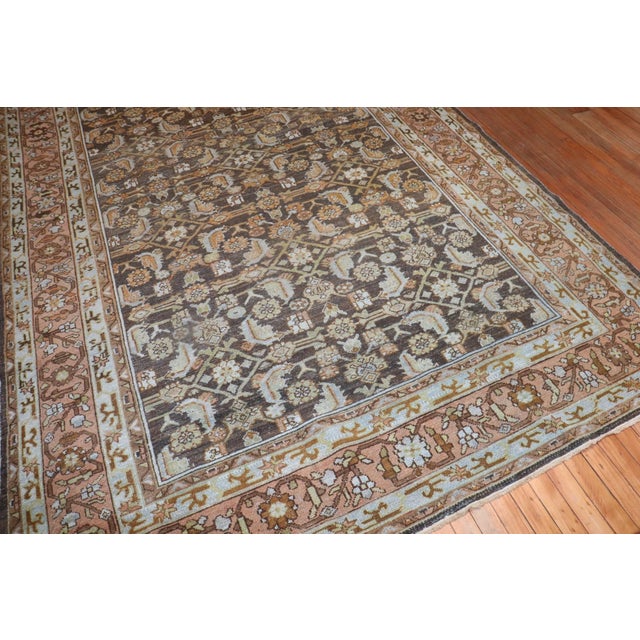 Early 20th Century Brown Persian Malayer Corridor Rug - 6'10" x 17' For Sale - Image 4 of 10