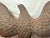 Metal Antique Solid Brass Bronze Open Winged American Eagle Bird Heavy Flag Finial For Sale - Image 7 of 13