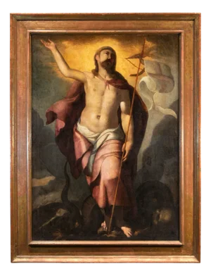 Follower of Tiziano Vecellio, Resurrection of Christ, 1600, Oil on Canvas