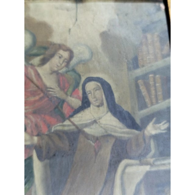 Saint Teresa of Ávila, 18th Century, Oil on Copper For Sale - Image 4 of 9