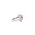 Not Yet Made - Made To Order Sterling Silver Statement Ring With Pink & White Cubic Zirconia Vintage Glam Size 8 For Sale - Image 5 of 12