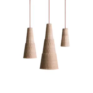 Seia Pendant Lamps by Maurizio Bernabei for Bottega Intreccio, Set of 3