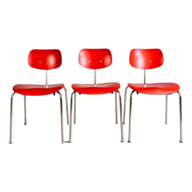 Vintage Chairs by Egon Eiermann, Set of 3 For Sale