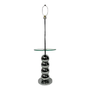 1960s George Kovacs Stacked Chrome Ball Floor Lamp