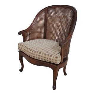 Greystone Large French Country Style Cane Chair For Sale