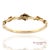 Vintage 14k 585 Solid Yellow Gold Natural Opal Bangale Bracelet For Sale - Image 4 of 12