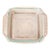 2020s Artifacts Rattan Square Baker Basket with Pyrex in White Wash - 2 Pieces For Sale - Image 5 of 7