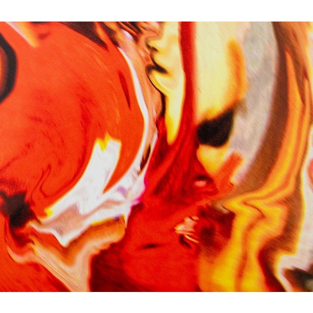 Contemporary Anne Sager Abstract Paint Pour Composition C-Print For Sale - Image 3 of 6