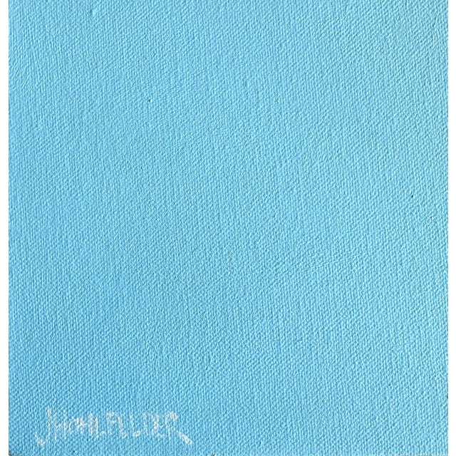 "Synchronize With a Smile" Original Modern Oil Painting, by Jennifer Hohlfelder For Sale - Image 9 of 10